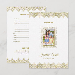 Bestattungskarte Einladung