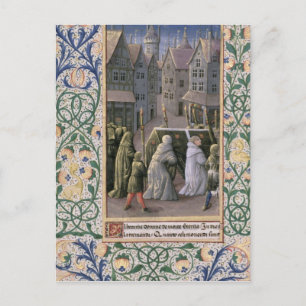 Bestattungsprozess Postkarte