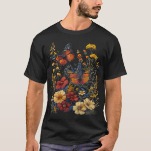 Bestäubergartendesign Wildblumen Einheimisch P T-Shirt