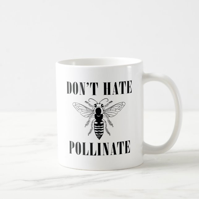 Bestäubung statt Hass Kaffeetasse (Rechts)