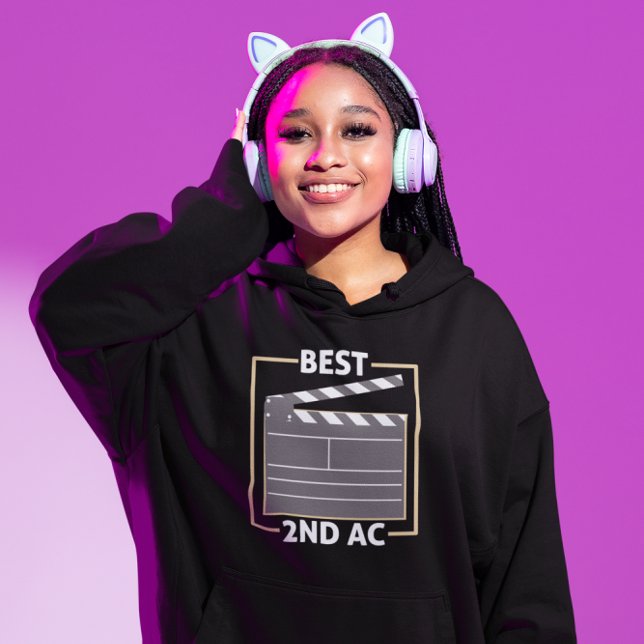 Beste 2. AC - Zweite Assistentenkamera Hoodie (Von Creator hochgeladen)