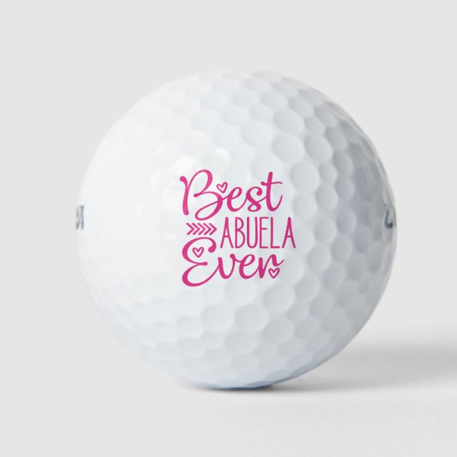 Beste Abuela je Golfball (Vorderseite)