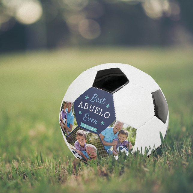 Beste Abuelo je | Foto für kundenspezifische Großg Fußball (Von Creator hochgeladen)