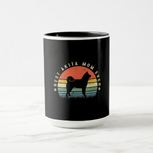 Beste akita Mutter je   lustige akita Hundespiele Tasse