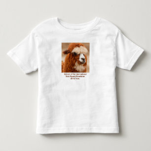 Beste Alpaka-Monobrow Kleinkind T-shirt
