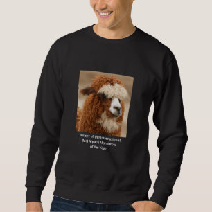 Beste Alpaka-Monobrow Sweatshirt