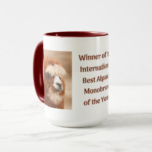Beste Alpaka-Monobrow Tasse