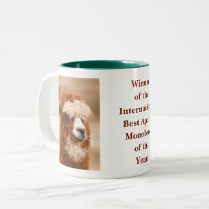 Beste Alpakaaugenbraue Zweifarbige Tasse