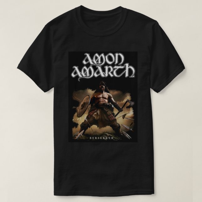 Beste Amon Amarth Artwork - Logo T-Shirt (Design vorne)