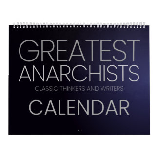 Beste Anarchisten - klassische Denker und Schrifts Kalender