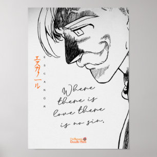 Beste Anime-Zitate über Liebe und Sin Poster