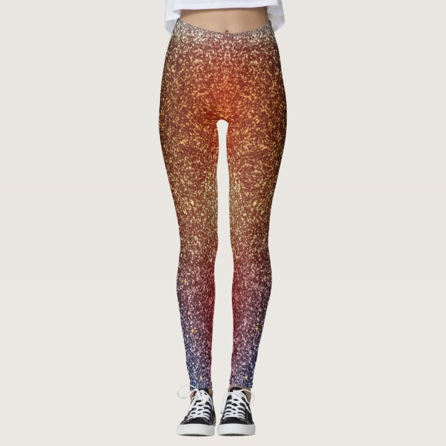 Beste Aquarellfarben-Leggings für klassische Outfi Leggings (Vorderseite)