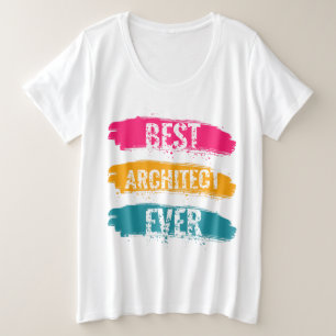 Beste Architektur je Große Größe T-Shirt