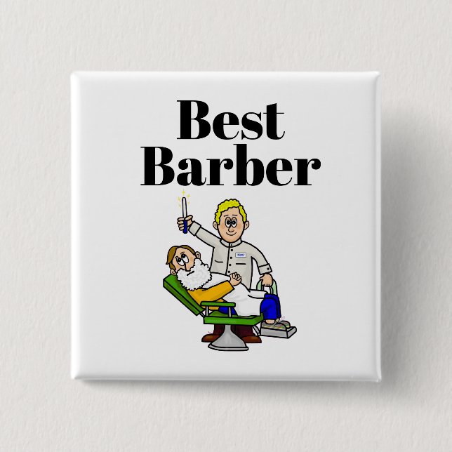 Beste Barbertaste - Einen Shave geben Button (Vorderseite)