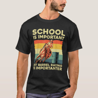 Beste Barrel Racing Art für Männer Frauen Kinder B T-Shirt