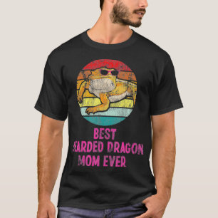 Beste Bartagamen-Mutter Aller Zeiten Retro Vintage T-Shirt