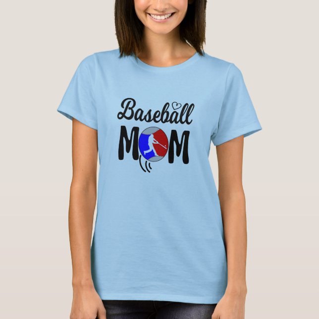 Beste Baseball-Mama T-Shirt (Vorderseite)