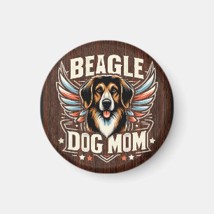 Beste Beagle Hund Mama je - Beagle Hund Lover Gesc Magnet