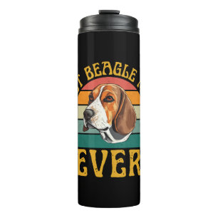 Beste Beagle-Mama überhaupt, lustiger Beagle-Hund  Thermosbecher