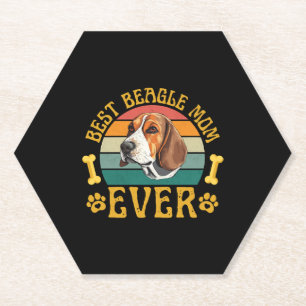 Beste Beagle-Mama überhaupt, lustiger Beagle-Hund Untersetzer
