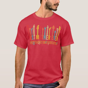 Beste bedrängte Mutter Ever Mommy Gitarre Mutterta T-Shirt