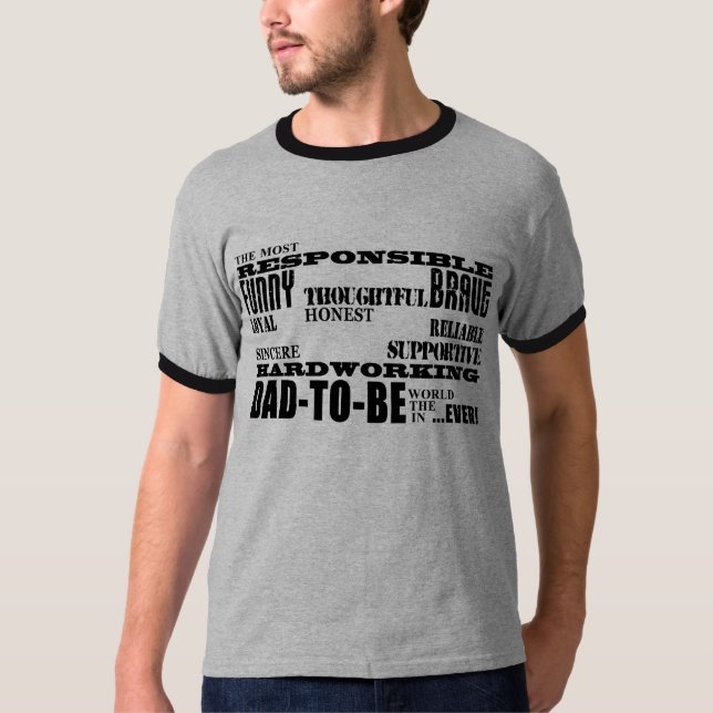 Beste bestste Zukunft hervorbringen Väter, um T-Shirt (Vorderseite)
