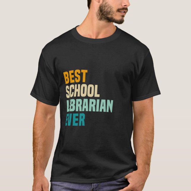 Beste Bibliothekarin je T-Shirt (Vorderseite)