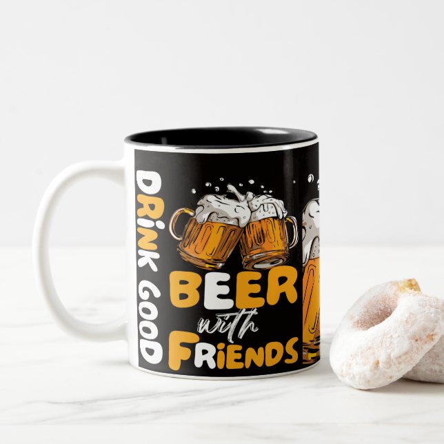 Beste Bierliebhaberin der Tasse (Mit Donut)