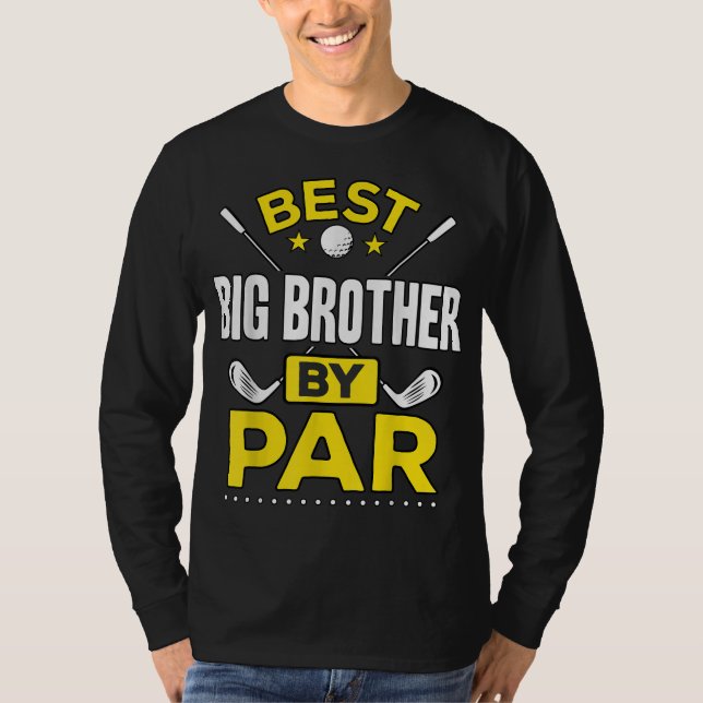 Beste Big Brother von Par Golf Big Brother Geschen T-Shirt (Vorderseite)