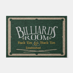 Beste Billard Zimmerdekoration, Billard Zimmer Rug Fußmatte