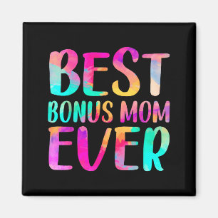 Beste Bonus-Mama ever farbenfroh Magnet