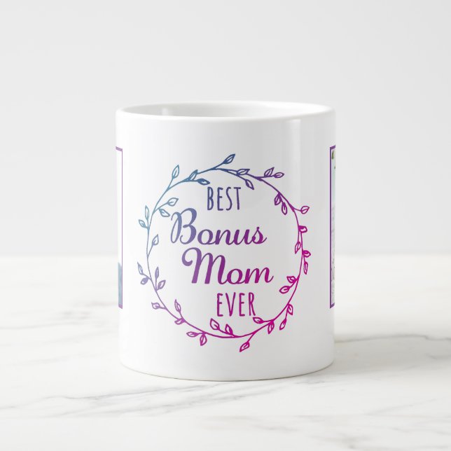Beste Bonus-Mama je Fotovorlage Stepama Jumbo-Tasse (Vorderseite)