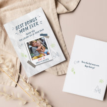 Beste Bonus Mama Mütter Tag Stepama Custom Foto