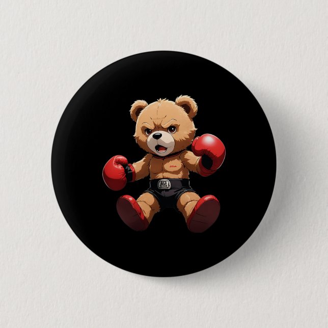 Beste Boxkunst für Kinder Männer Frauen Handschuhe Button (Vorderseite)