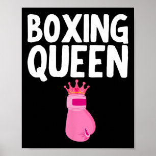 Beste Boxkunst für Mädchen Frauen Handschuhe Boxen Poster