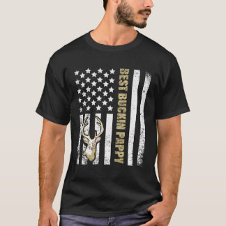 Beste Buckin' Pappy Ever Deer Jäger Jagen Geschenk T-Shirt