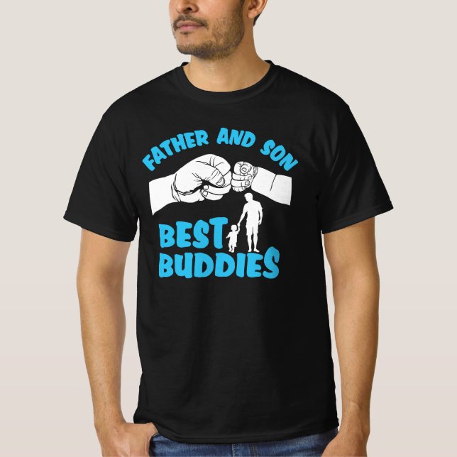 Beste Budgethilfen für Vater und Sohn T-Shirt (Vorderseite)