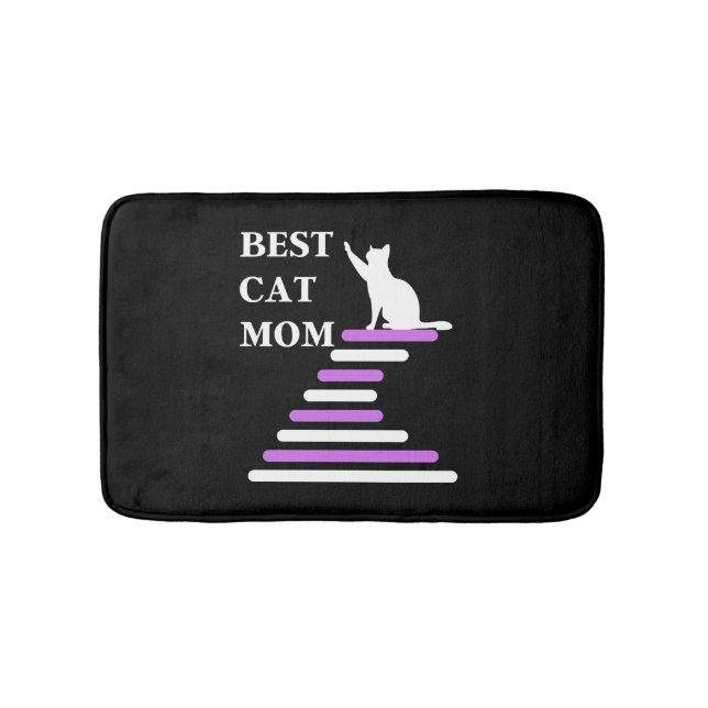 Beste Cat-Mama Badematte (Vorderseite)