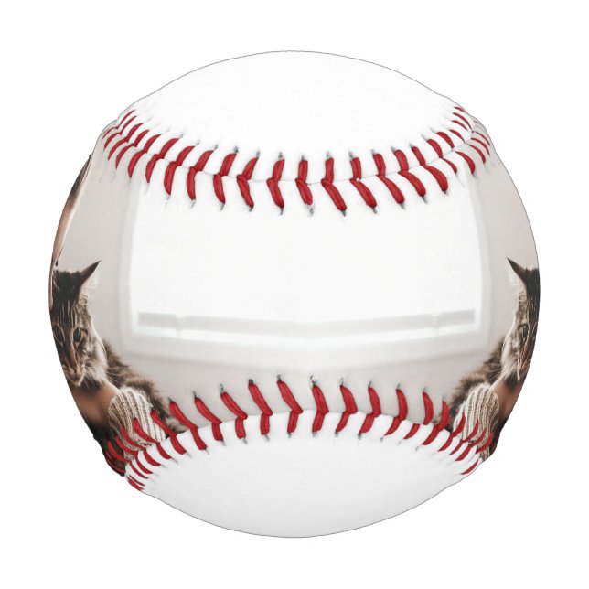 Beste Cat-Mama: Custom Mother's Day Cat Foto Baseball (Vorderseite)