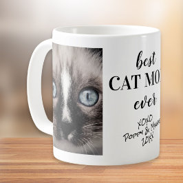 Beste Cat Mama Eher Personalisierte Fotos Kaffeetasse