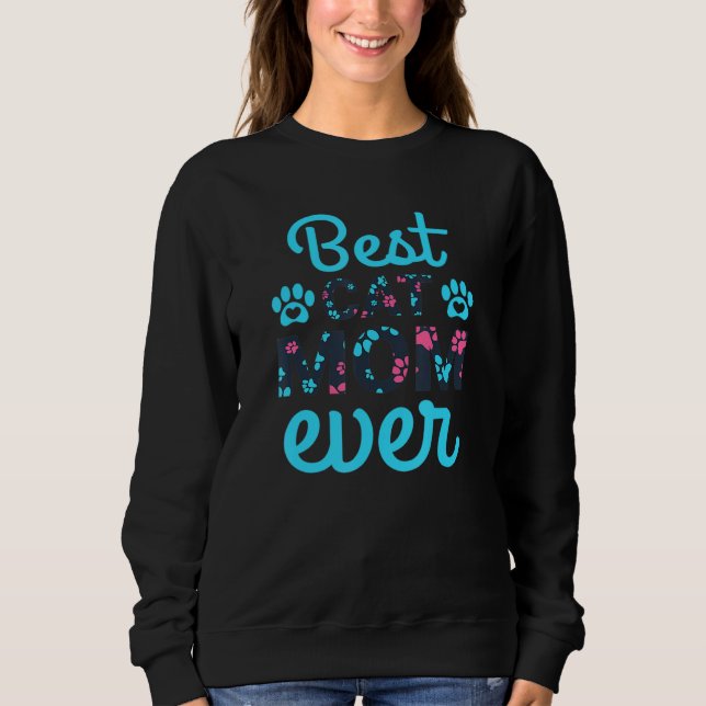 Beste Cat Mama Ever Funny Cat Sweatshirt (Vorderseite)