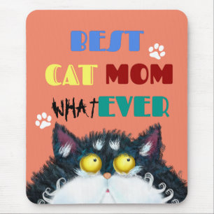 Beste Cat Mama je   Albern Cat Lovers Funny Mousepad
