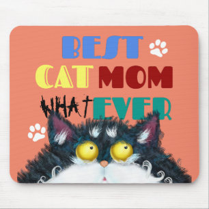 Beste Cat Mama je Albern Cat Lovers Funny Mousepad