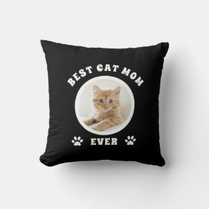 Beste Cat-Mama je benutzerdefiniertes Foto Persona Kissen