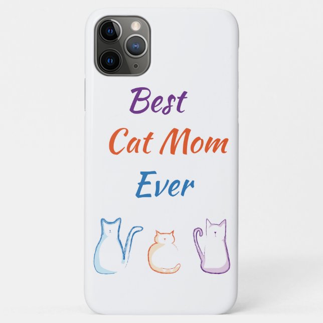 Beste Cat Mama je Case-Mate iPhone Hülle (Rückseite)