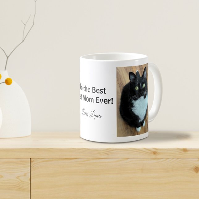 Beste Cat Mama je Foto Tasse (Von Creator hochgeladen)