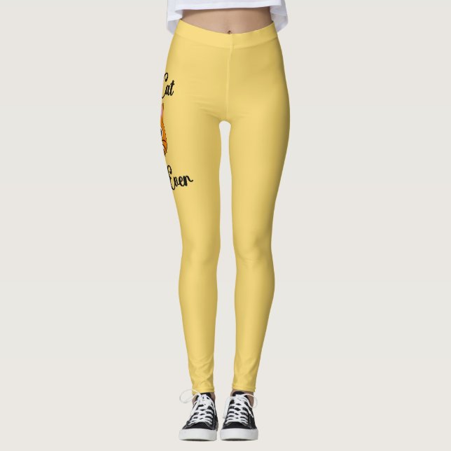Beste Cat Mama je Leggings (Vorderseite)