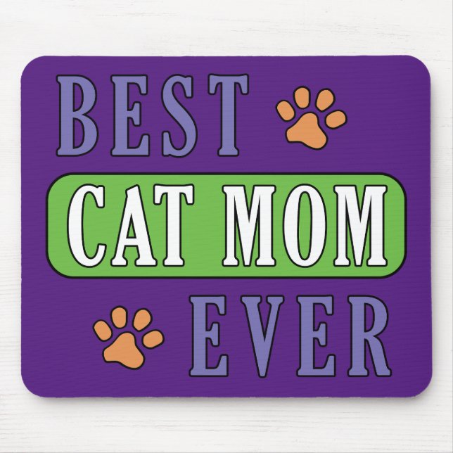 Beste Cat Mama je Mousepad (Vorne)