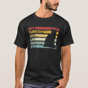 Beste Cat Mama je Mutter Türkische Van Cat T-Shirt