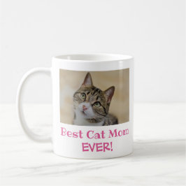 Beste Cat Mama je Pet Foto Kaffeetasse